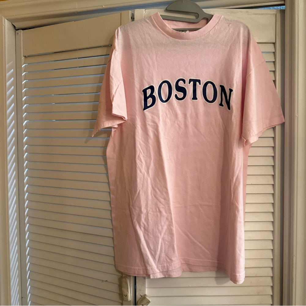 Delta Pink Boston Tee